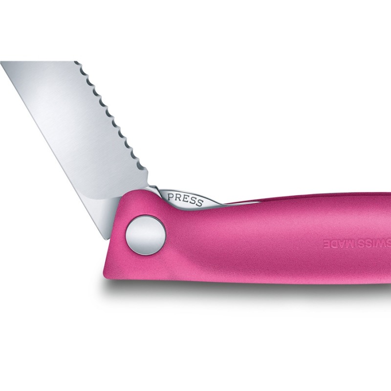 Victorinox Katlanabilir Mutfak Bıçağı (Pembe) (VT 6.7836.F5B)